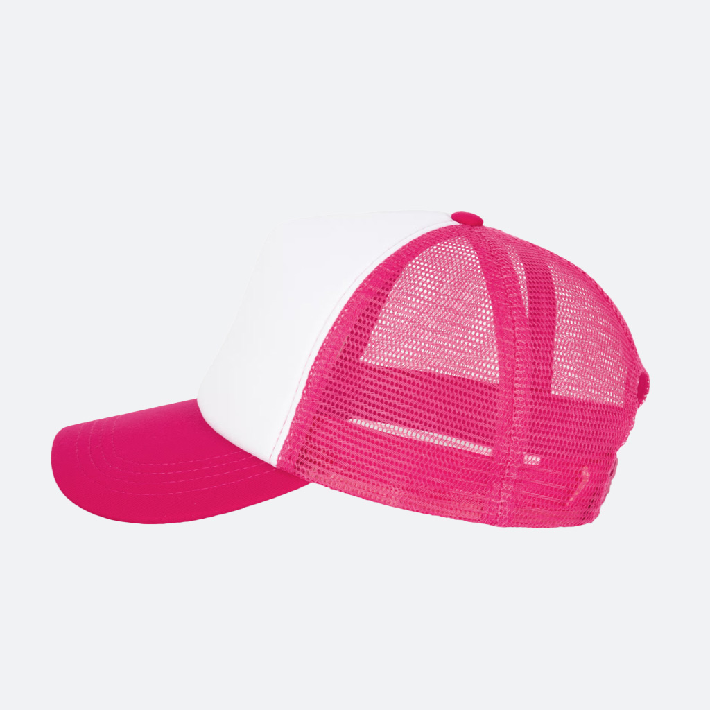 Casquette-Fushia-Side