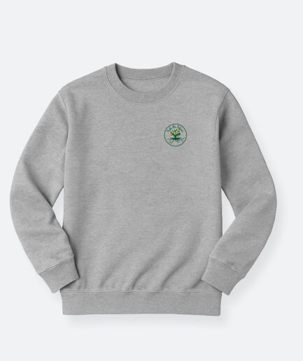 Logo - Sweat Gris Chiné Adultes