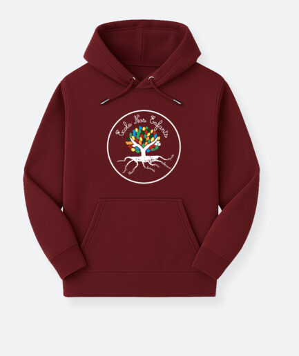 Logo - Hoodie Bordeaux Adultes