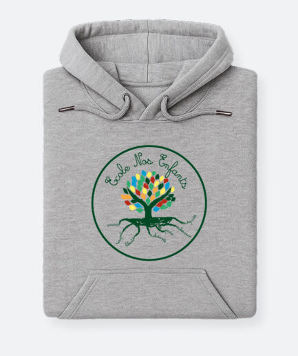 Logo - Hoodie Gris Chiné Adultes