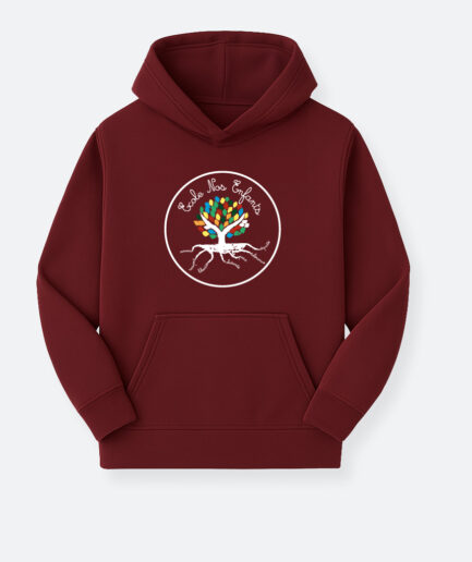 Logo - Hoodie Bordeaux Kids
