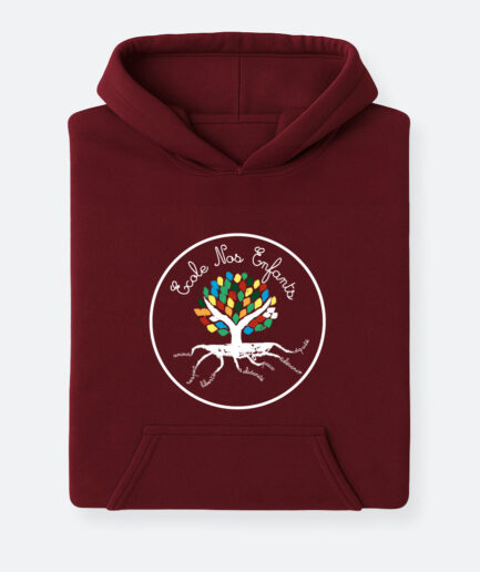 Logo - Hoodie Bordeaux Kids