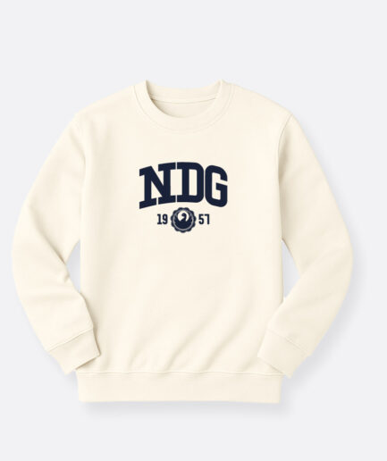 NDG - Logo - Sweat Ivory Adultes