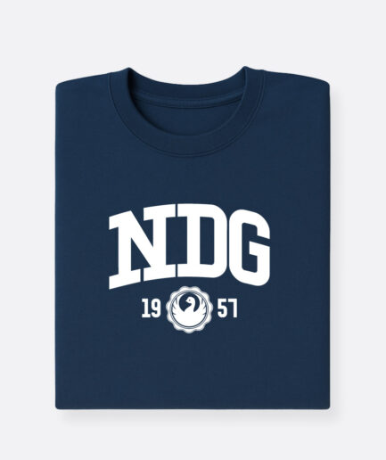 NDG - Logo - Sweat Navy Adultes