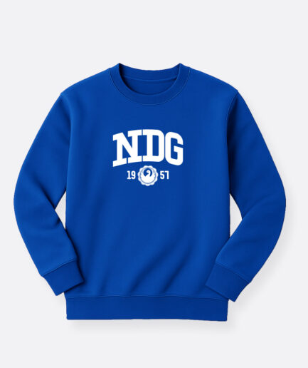 NDG - Logo - Sweat Sea Blue Adultes