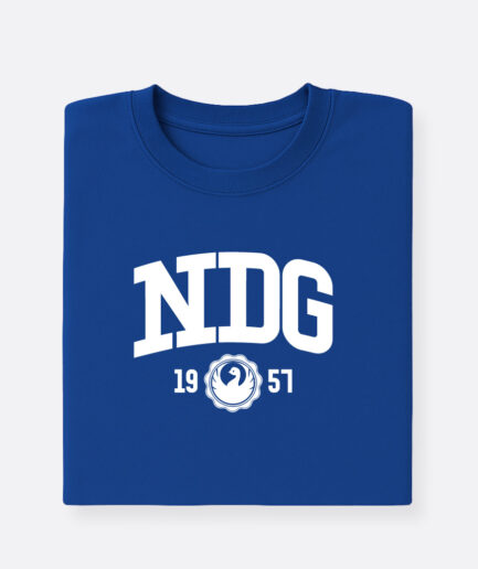 NDG - Logo - Sweat Sea Blue Adultes