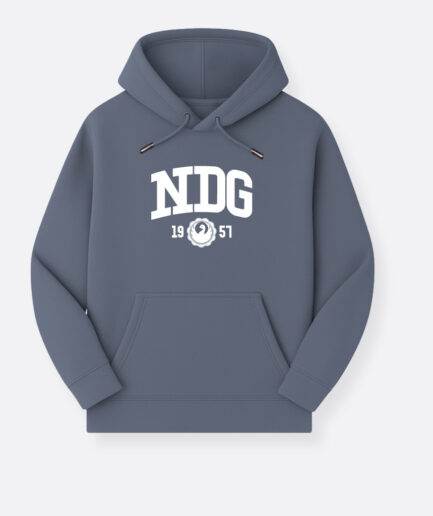 NDG - Logo - Hoodie Iron Grey Adultes