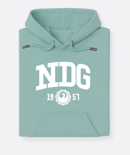NDG - Logo - Hoodie Jade Green Adultes
