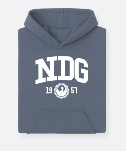 NDG - Logo - Hoodie Iron Grey Kids
