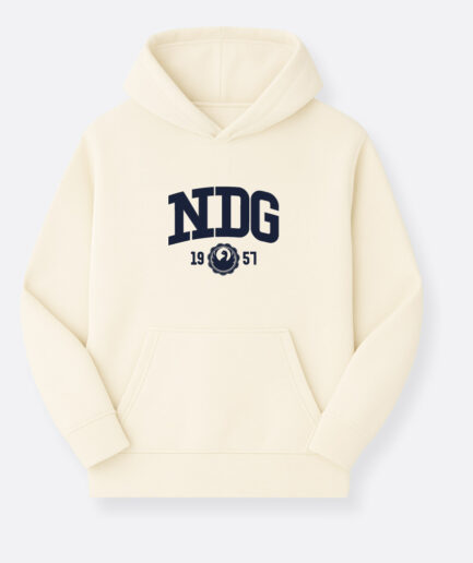 NDG - Logo - Hoodie Ivory Kids