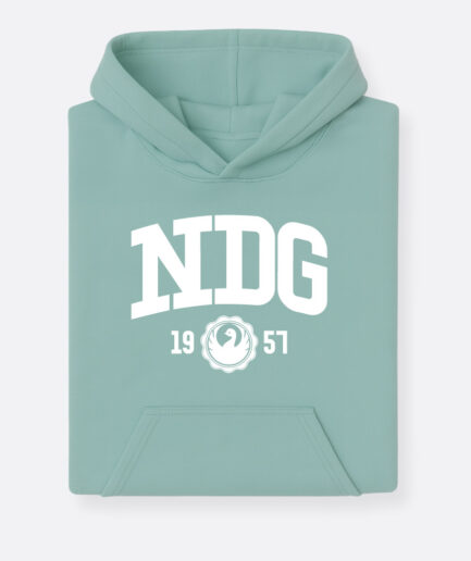 NDG - Logo - Hoodie Jade Green Kids