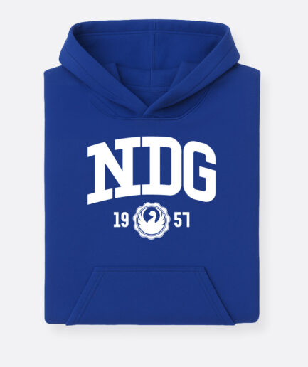 NDG - Logo - Hoodie Sea Blue Kids