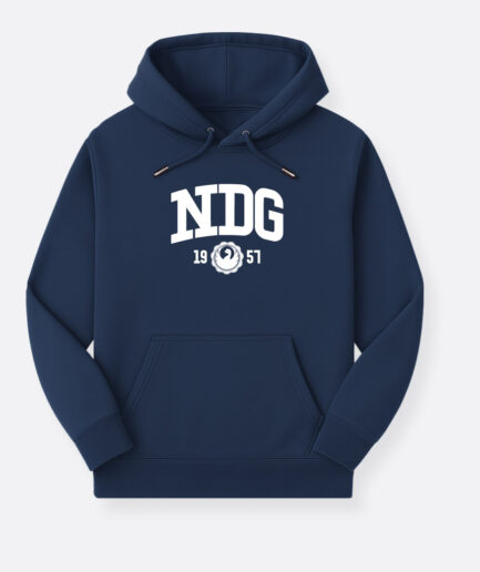 NDG - Logo - Hoodie Navy Adultes
