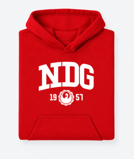 NDG - Logo - Hoodie Red Kids