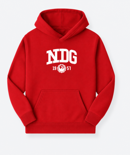 NDG - Logo - Hoodie Red Kids