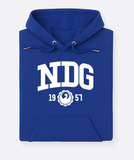 NDG - Logo - Hoodie Sea Blue Adultes