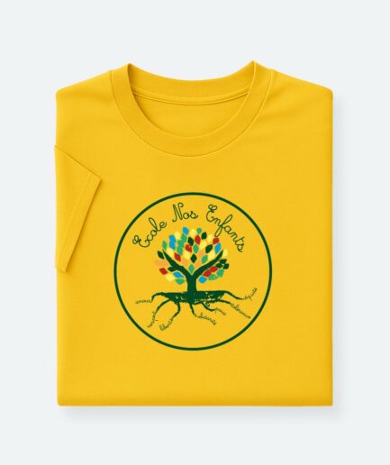 Logo - T-shirt Jaune Adultes