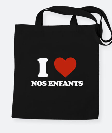 I LOVE - Tote Bag Noir