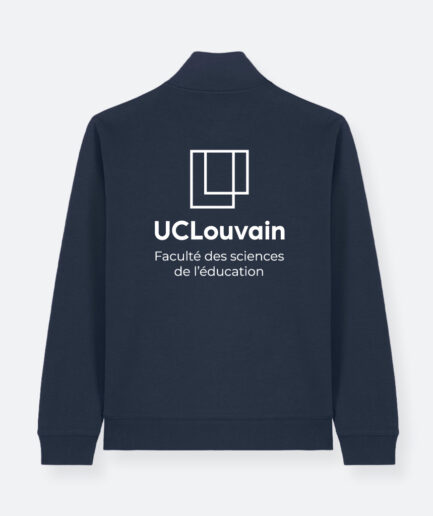 Logo - Sweatshirt Zippé Navy