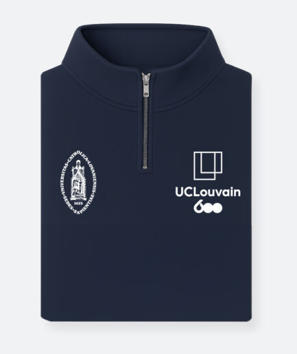 Logo - Sweatshirt Zippé Navy