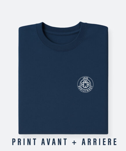 Logo Front + Back - Sweat Navy Kids
