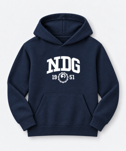NDG - Logo - Hoodie Navy Qualité 2 Kids