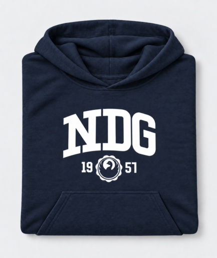 NDG - Logo - Hoodie Navy Qualité 2 Kids