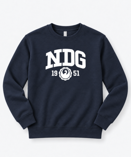 NDG - Logo - Sweat Navy Qualité 2 Kids